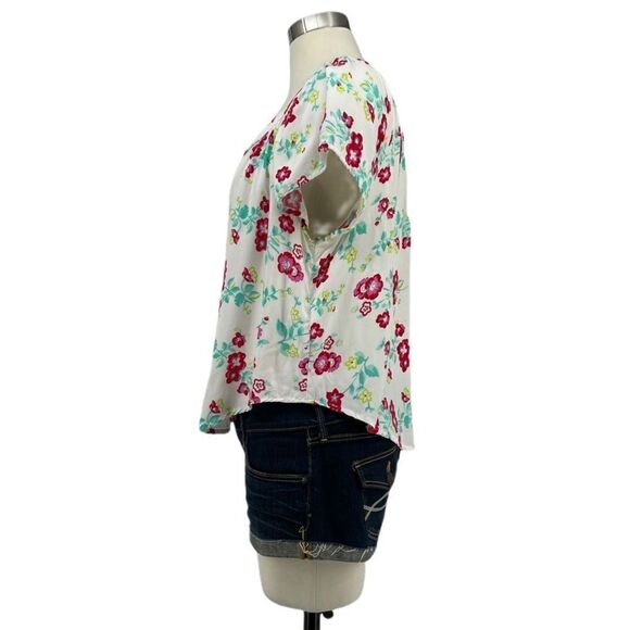 Hollister Split Neck Floral Shirt - Picture 3 of 9